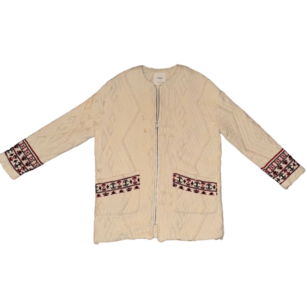 Mango Embroidered Coat - Picture 3 of 4